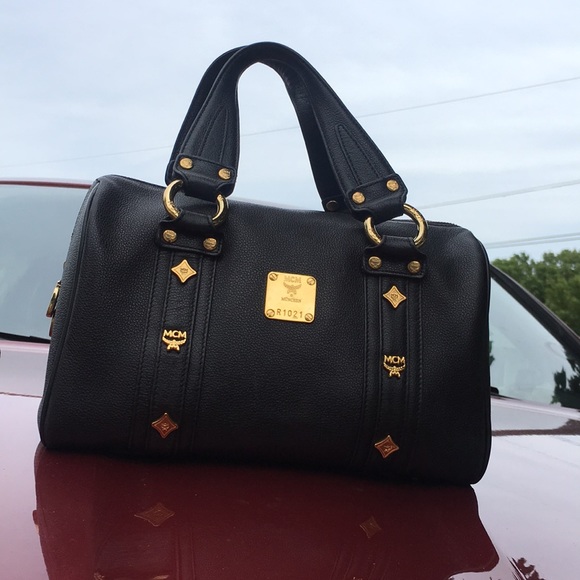 MCM Handbags - Authentic MCM Alda leather tote bag